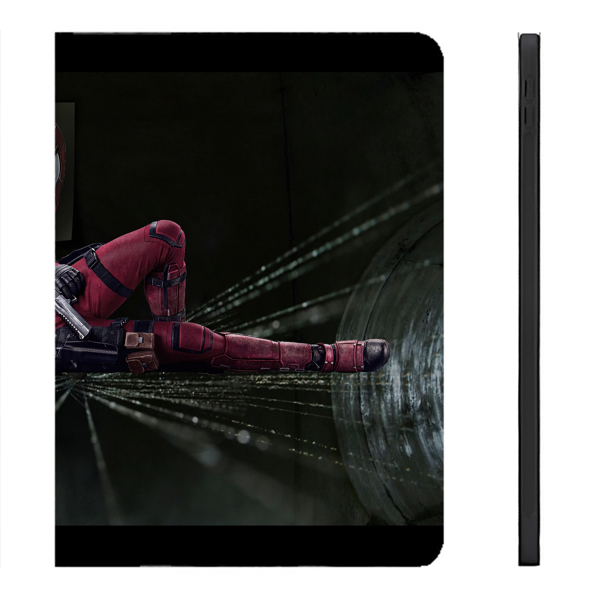 （画像用） アベンジャーズ The Avengers IPadケース ペンホルダー付き ブックスタイルデザイン